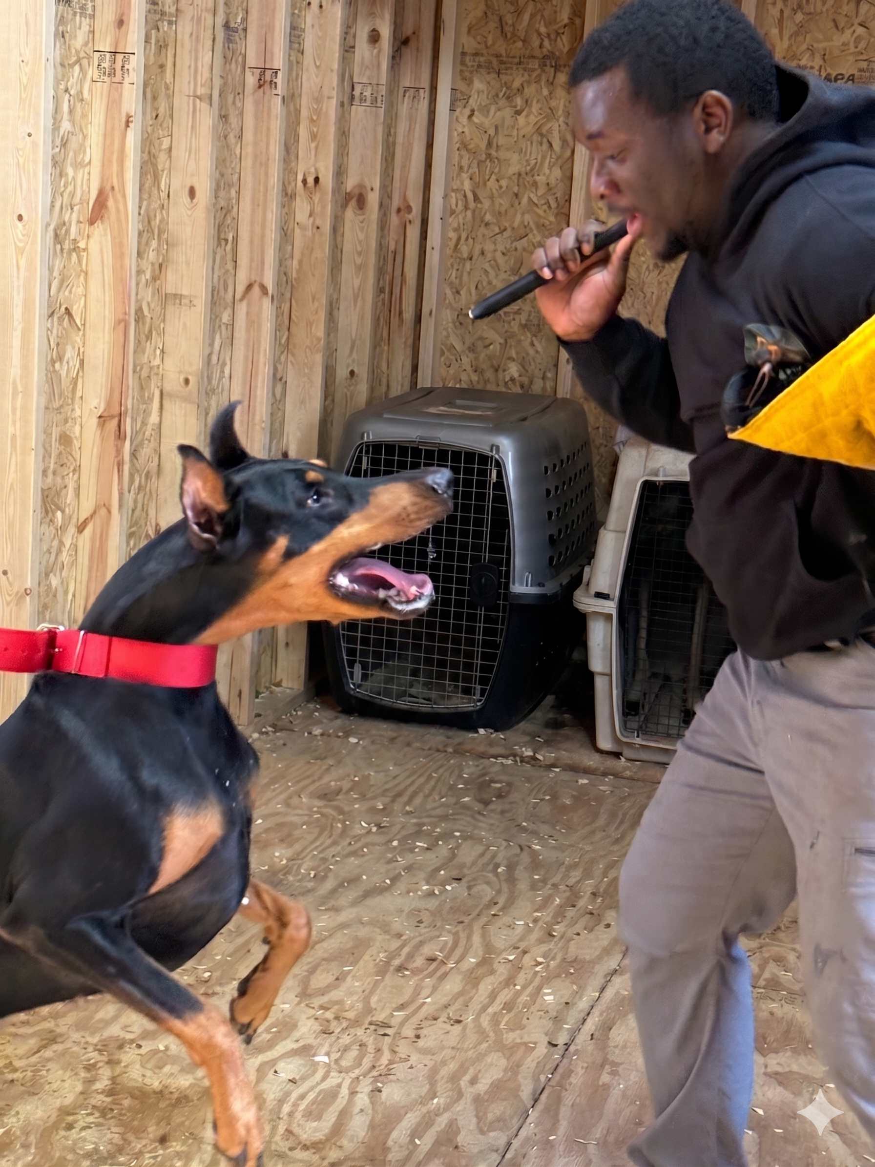 Protection dog training at Black Ice Working Dogs